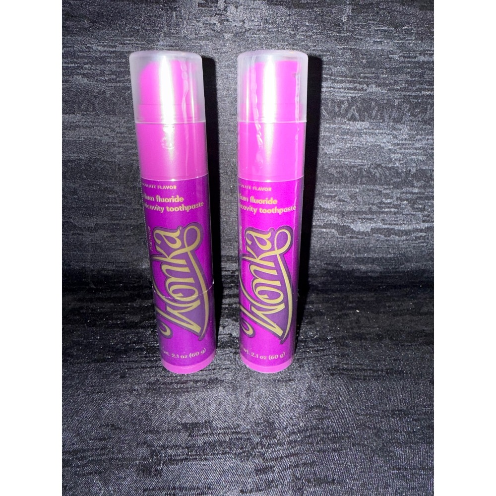 Lot of 2 Hismile wonka Chocolate Flavor Anticavity Toothpaste  2.1 oz Ea